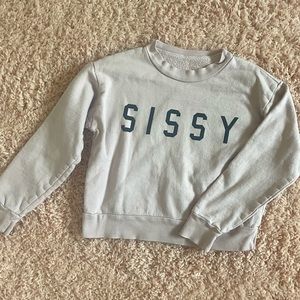 Toddler “sissy” sweater